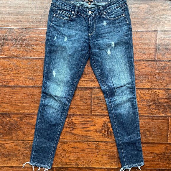 Paige Distressed Jeans Size 29 - Picture 1 of 6